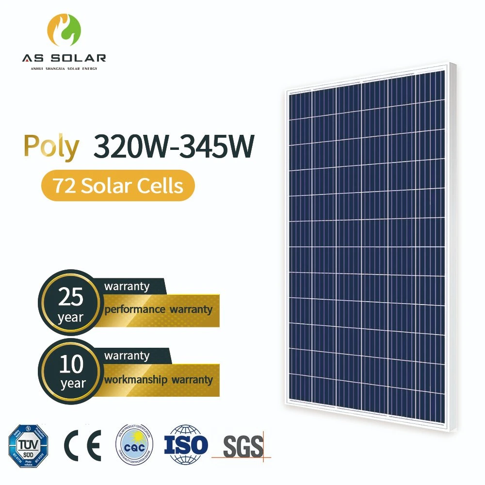 Best China 350W 355W Poly Crystalline Pvt Hybrid Solar Panel for Solar Panels Hot Selling as Solar