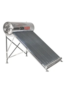 Scaldacqua solare Sunpower con serpentino in rame e preriscaldamento